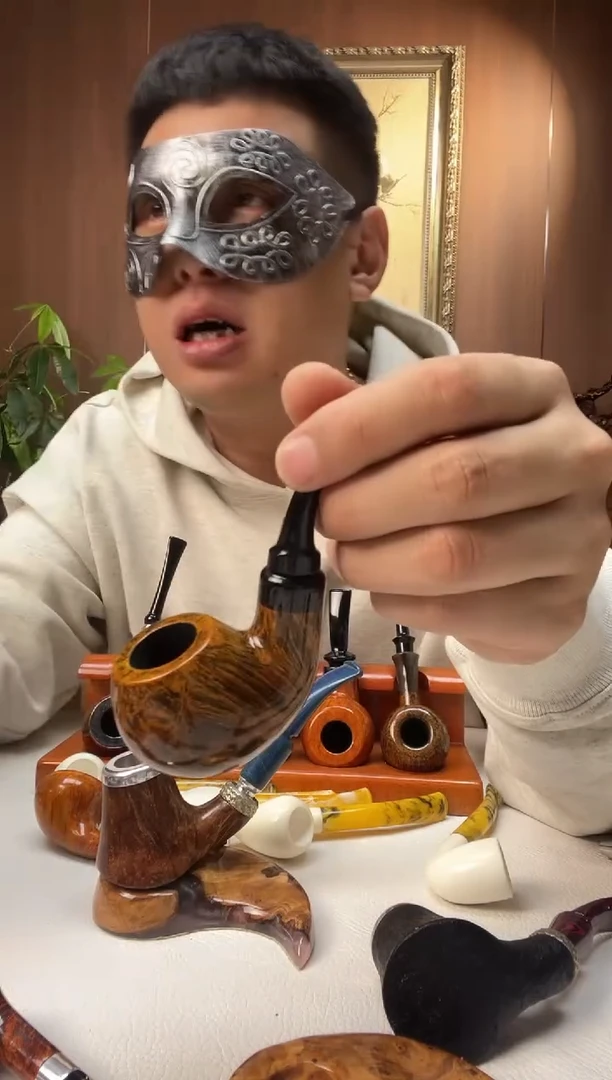 石楠木纯手工意大利石楠木烟斗