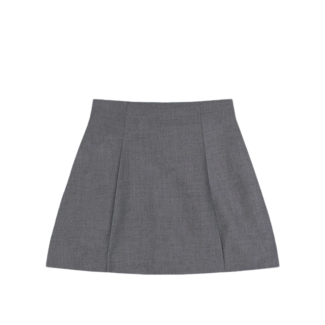 （胜哥女装专属）2夏款包臀裙简洁版高腰短裙A字裙防走光半身裙