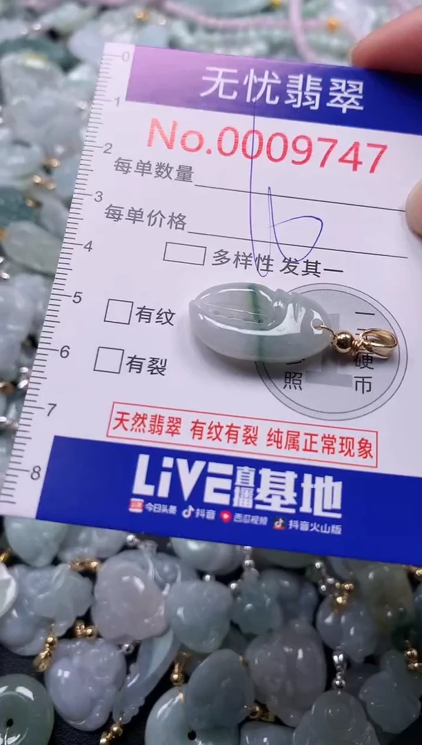 吊坠(不含链)未镶嵌翡翠9747