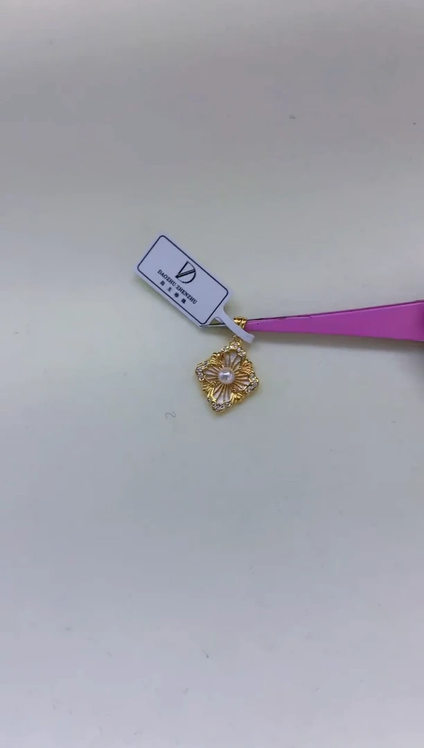银S925镶嵌海水珍珠饰品设计款吊坠