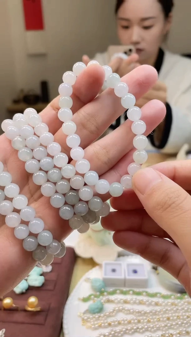 未镶嵌手串翡翠天然翡翠手串（多样性发一）