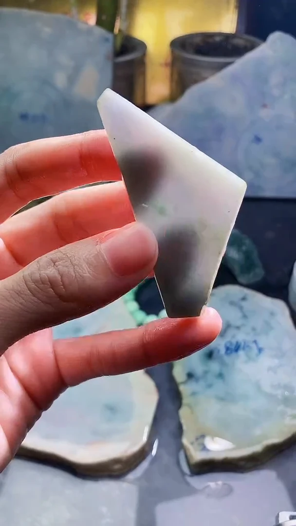 未镶嵌挂件翡翠小雨466