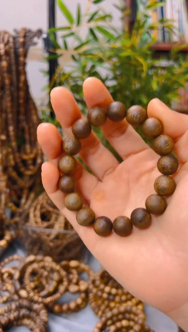 手串沉香棋楠圆珠单圈