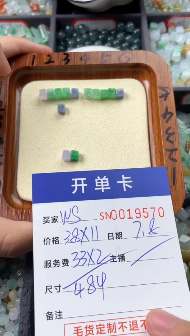 翡翠未镶嵌颈饰W****️00019570