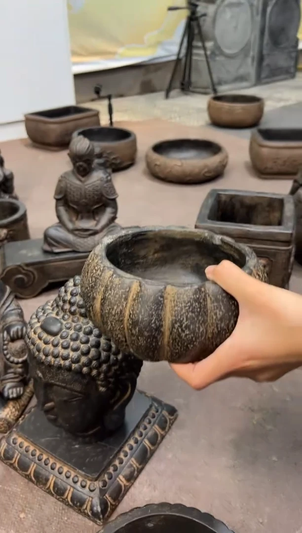 陶土【火山泥】南瓜盆