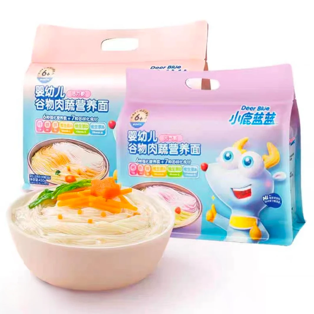 小鹿蓝蓝谷物肉蔬营养面宝宝辅食营养健康