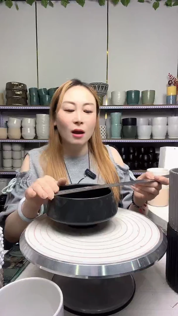 陶瓷花盆默认打孔宽高14-8