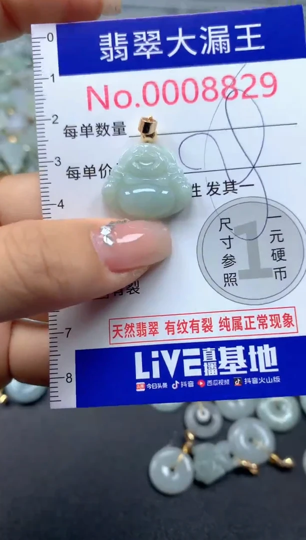 颈饰未镶嵌翡翠8829