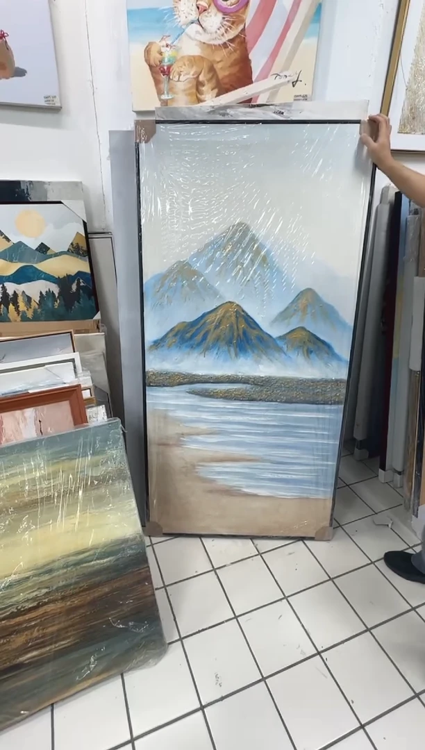 竖款168美术馆 装饰画160*80