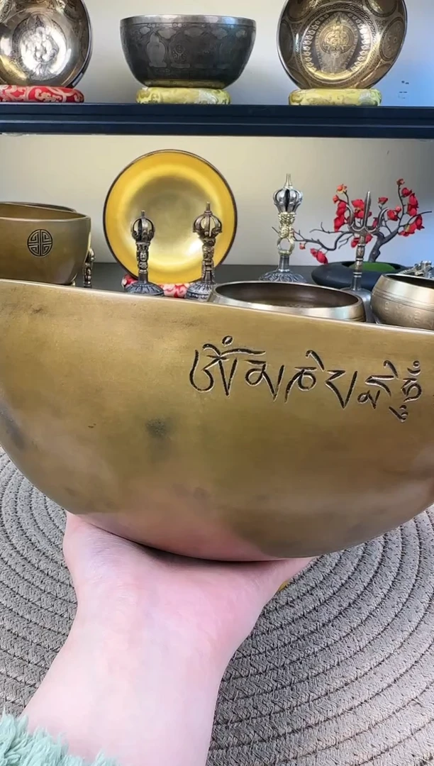 【闪购商品】尚铜阁尼泊尔颂钵送全套配件