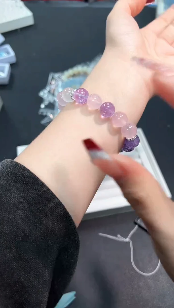 【闪购商品】水晶手串未镶嵌28h多样性发其一/1条默认微瑕