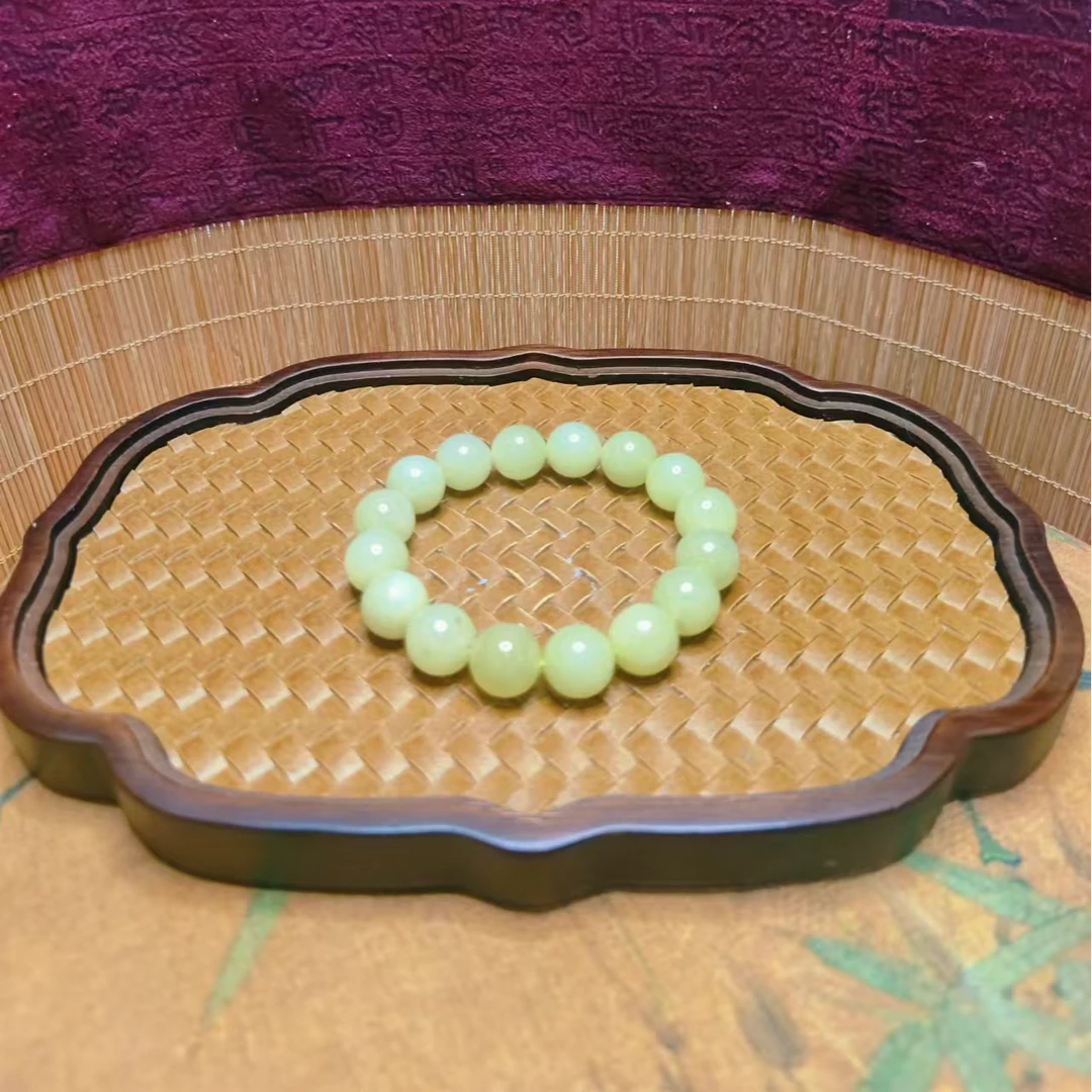 A和田玉圆珠手串（卡12）2250