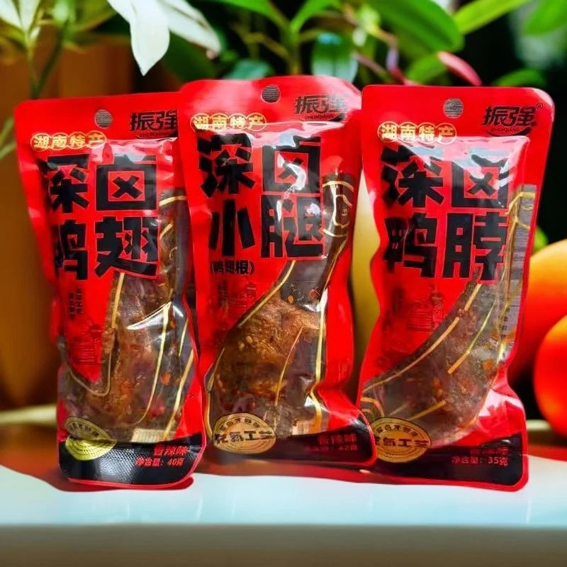 振强42g*10深卤小腿/鸭翅/鸭锁骨/烤脖随机发10.15号左右到期