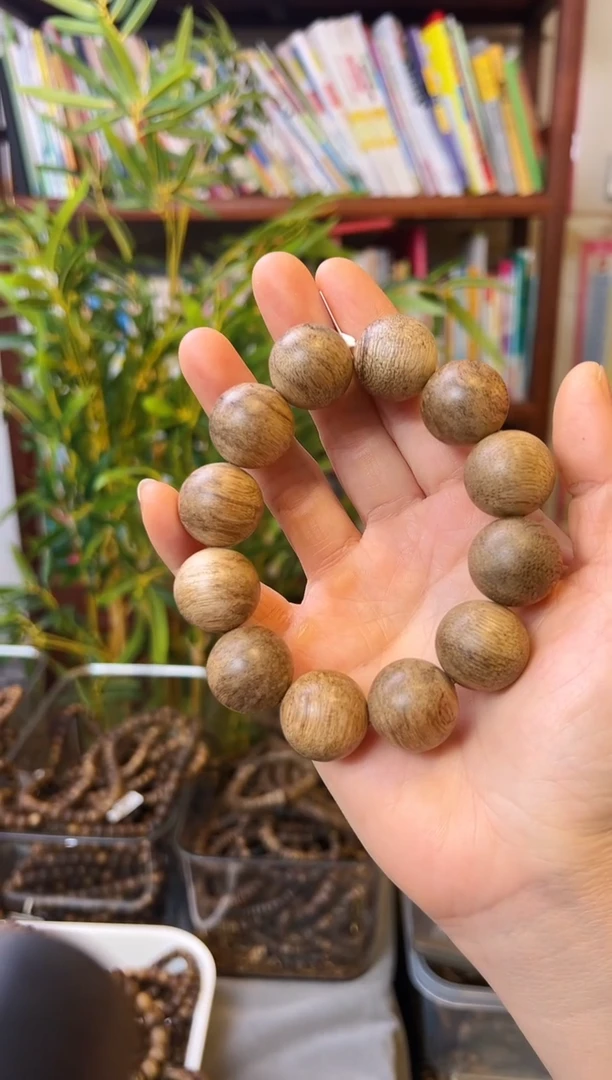 【闪购商品】沉香手串柬埔寨菩萨棋圆珠单圈