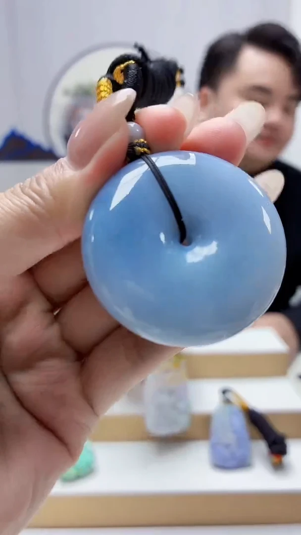 未镶嵌定制翡翠5060MM-毛货挂件31