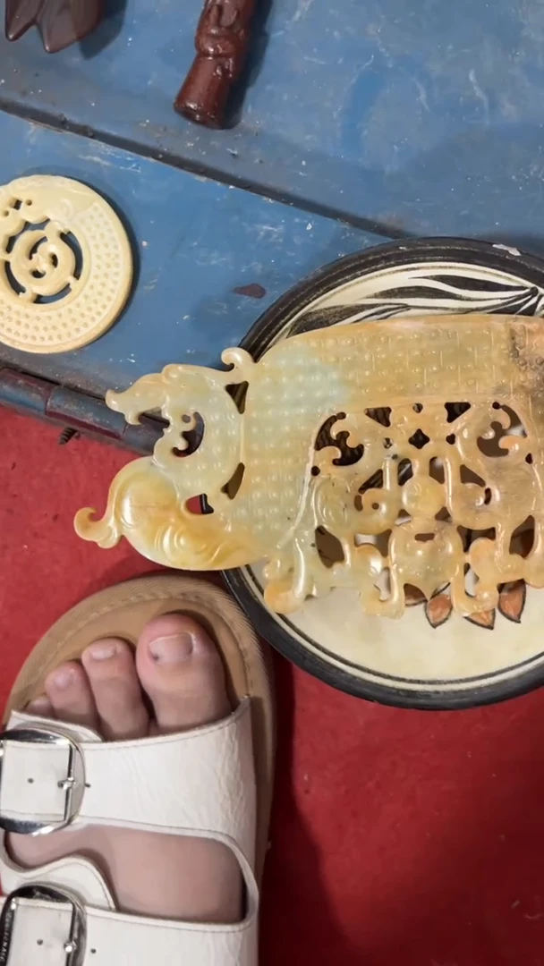 瓷片手工，手绘，陶瓷