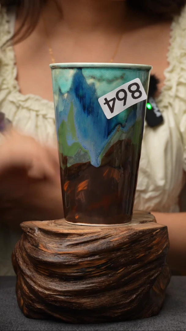 杯子864景德镇手工颜色釉杯子