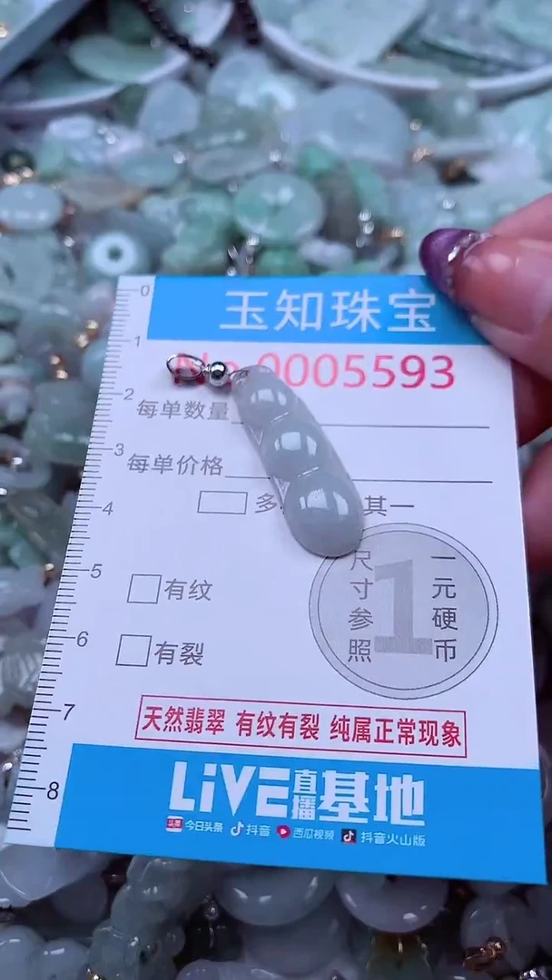 翡翠未镶嵌吊坠(不含链)5593