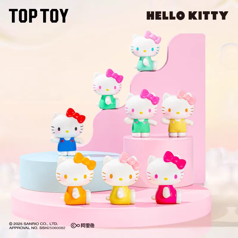 【饼饼代拆】三丽鸥Hello Kitty夏日彩虹糖系迷你萌粒盲盒