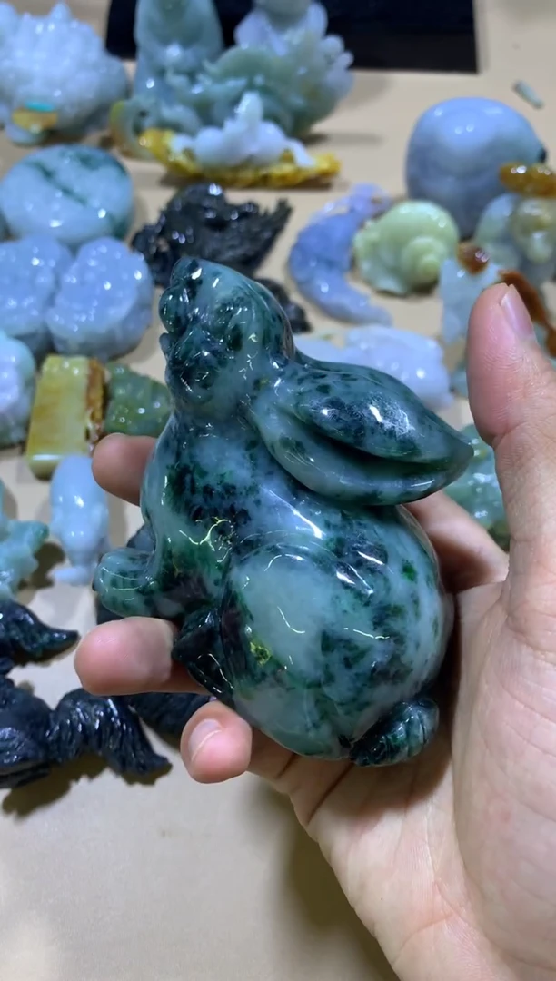 未镶嵌摆件翡翠用****3翡翠摆件