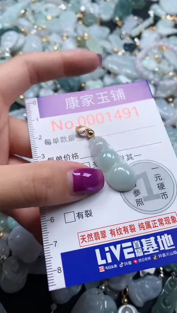颈饰未镶嵌翡翠1491