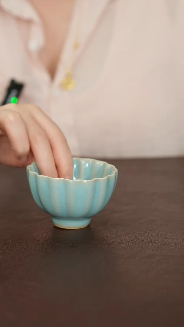 摆件汝宋汝瓷原矿釉419
