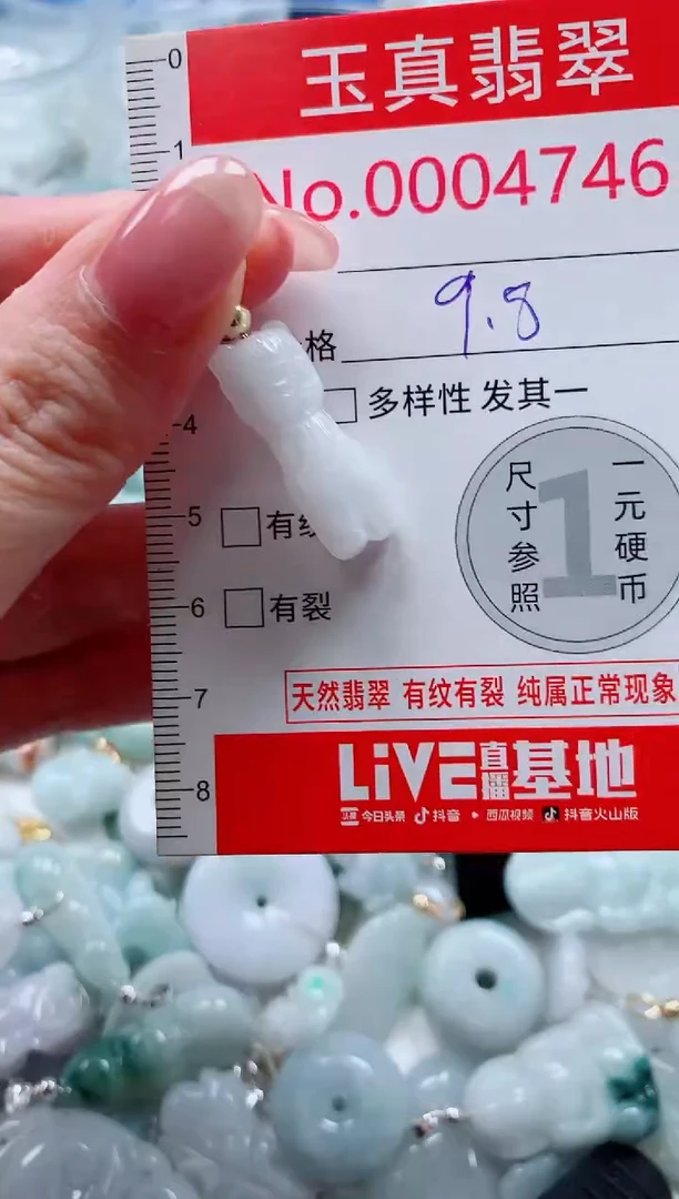 吊坠(不含链)未镶嵌翡翠4746
