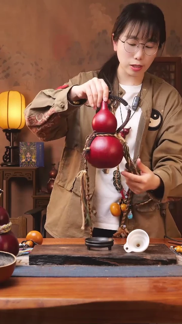 【闪购商品】157号精品大漆葫芦防腐防渗装水茶酒