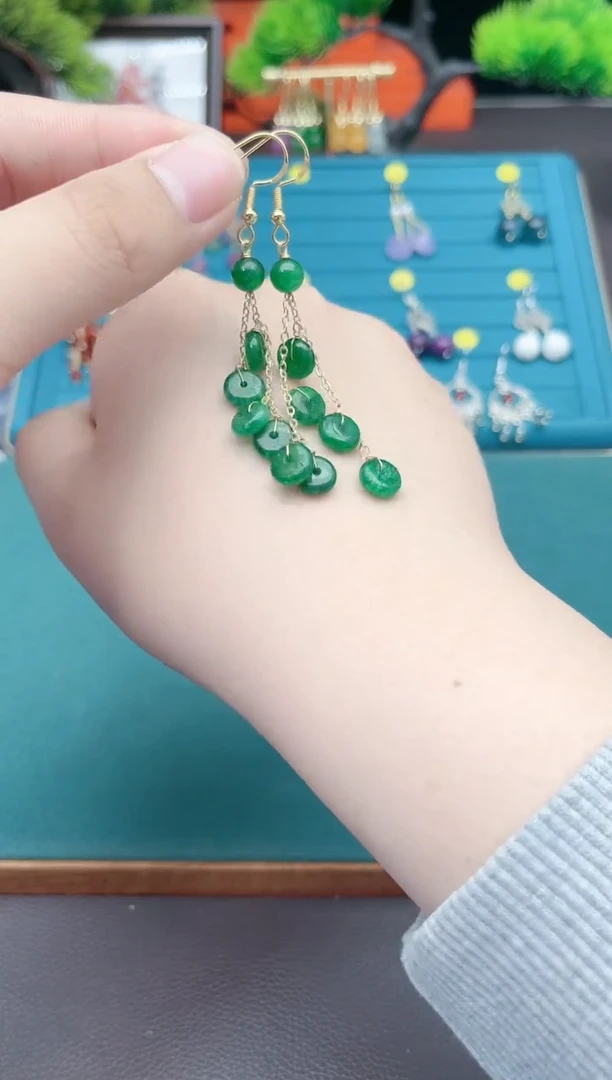 【闪购商品】玛瑙/玉髓耳钉银S925镶嵌528000