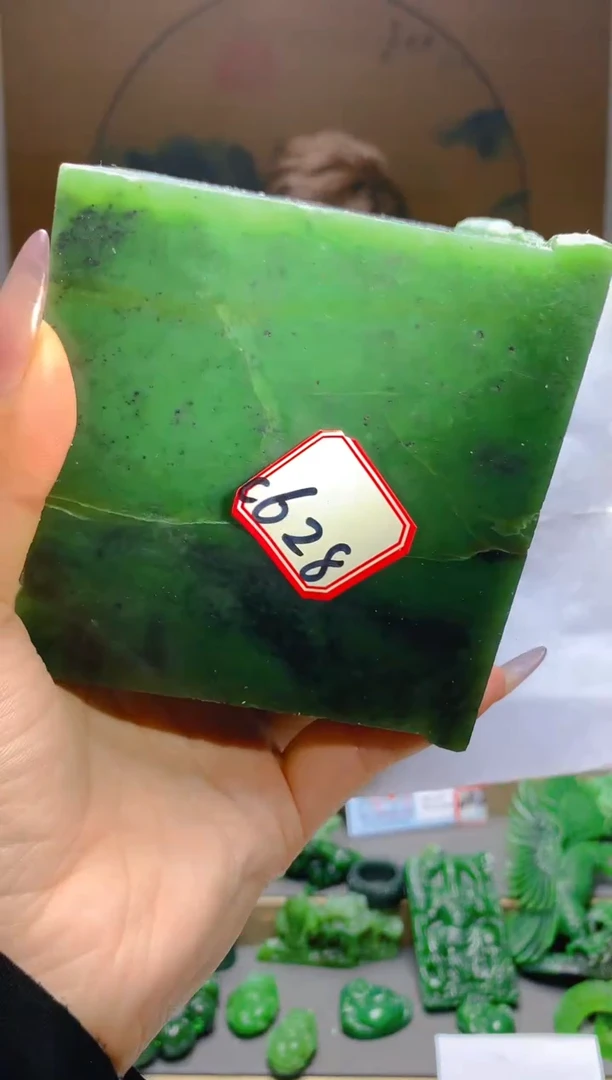 【闪购商品】和田玉（碧玉）珠宝半成品未镶嵌1