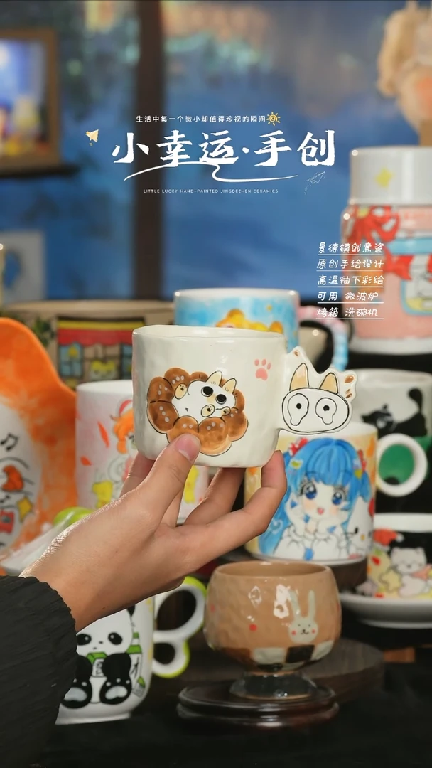 【闪购商品】景德镇纯手工手绘