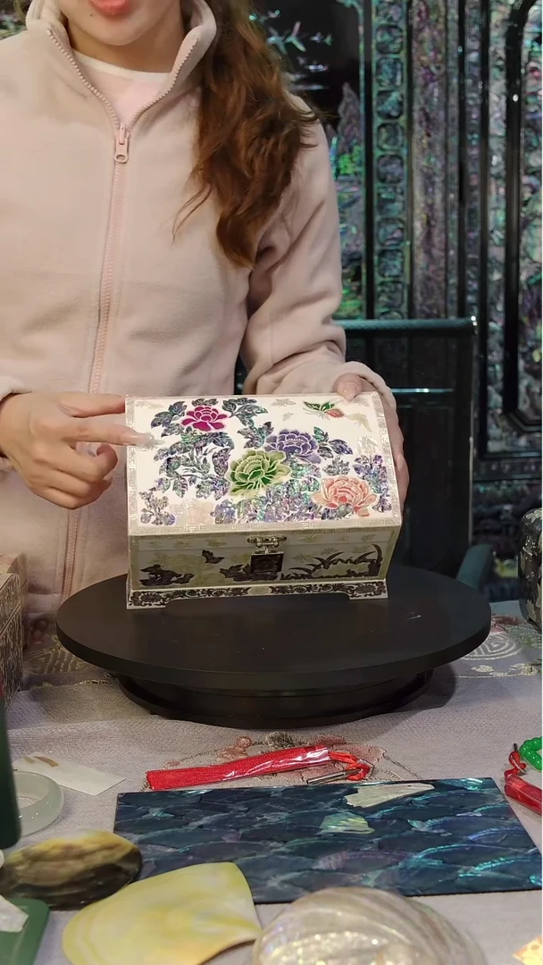 微瑕按扣扇贝底·弘贝雅螺钿漆器文化馆