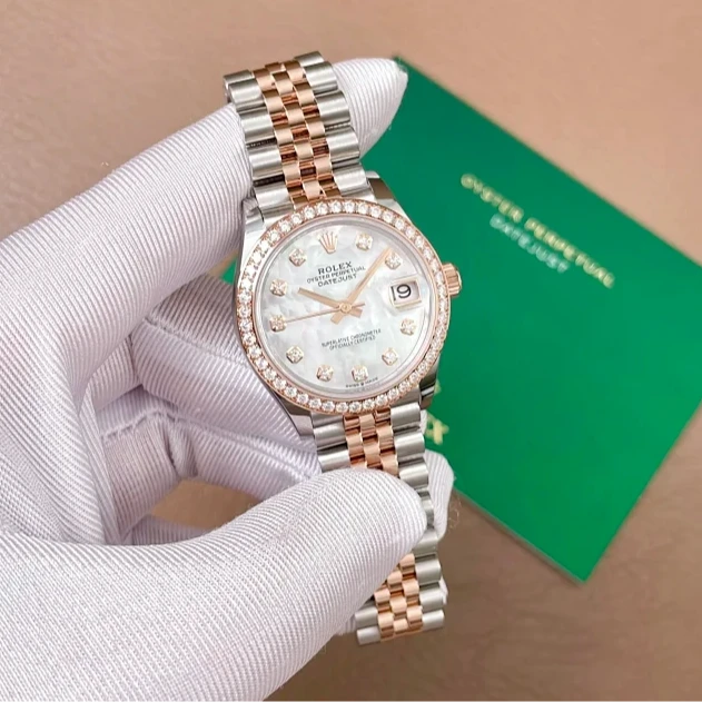 未使用 Rolex/劳力士 礼尚278381卡25年劳力士女表7564N