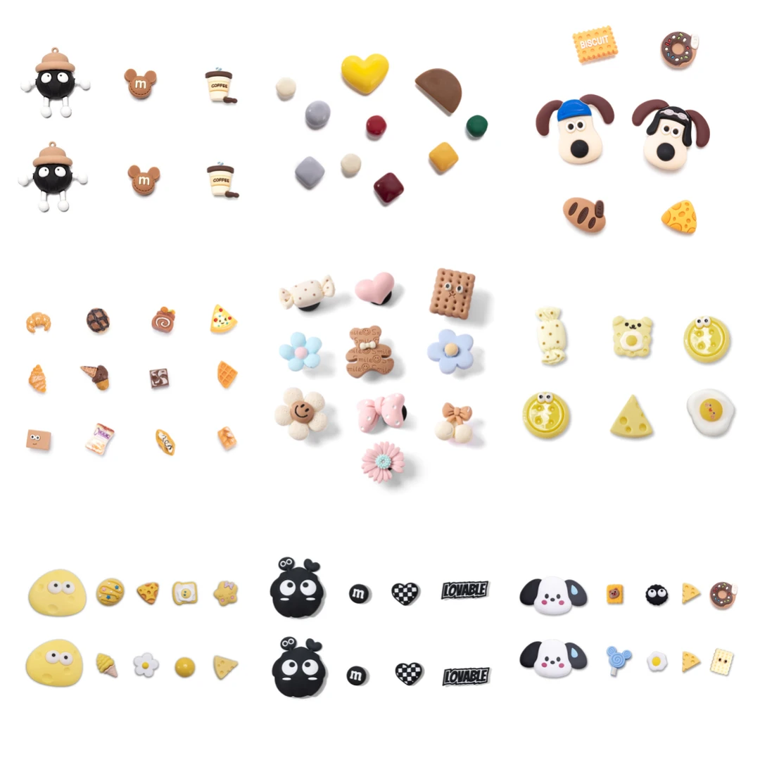 鞋花配饰洞洞鞋女趣味diy鞋扣卡通可爱立体装饰可拆卸卡扣滴塑标