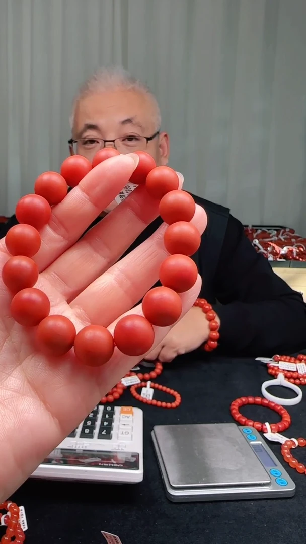 未镶嵌多样性发一件南红玛瑙【高货】13mm阿东寨哑光圆珠单圈