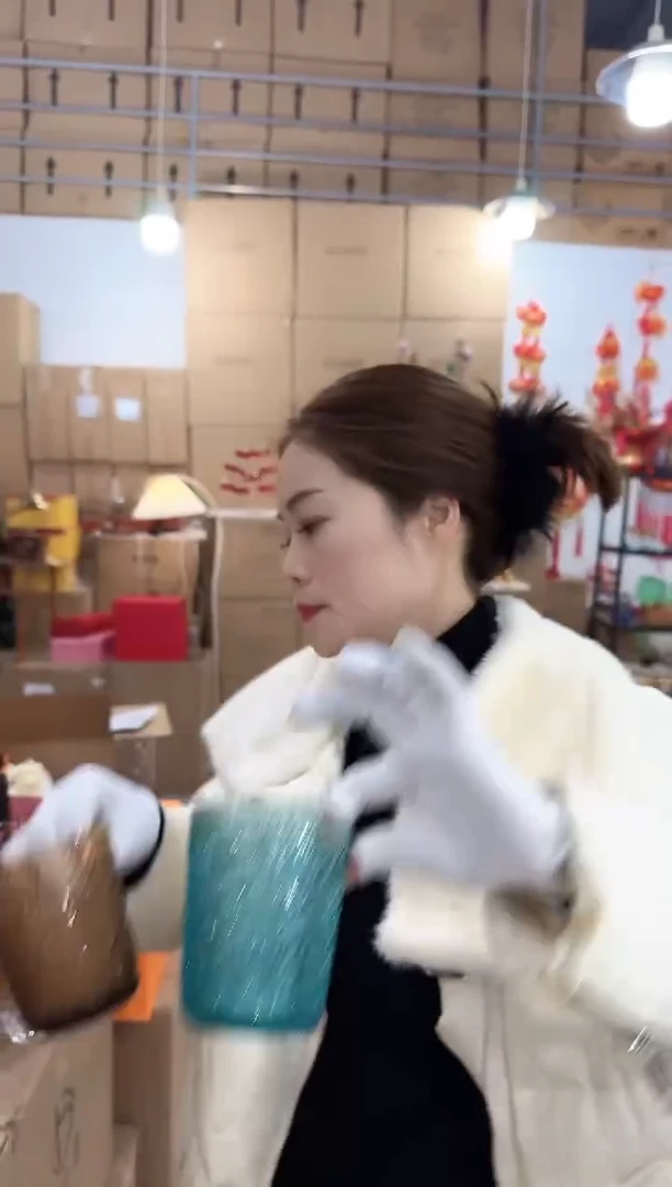 【闪购商品】无铅玻璃悠悠F-花器-50早一对杯子