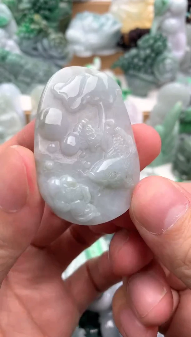 吊坠(不含链)未镶嵌翡翠1