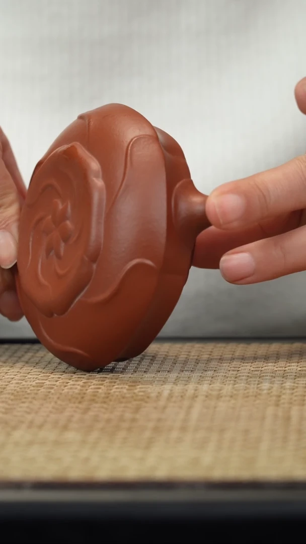 【闪购商品】紫砂茶壶生砂朱泥风隐居士