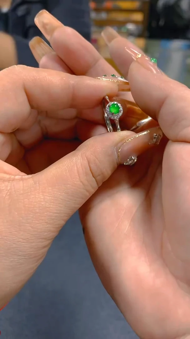 【闪购商品】翡翠戒指未镶嵌0112221159多样性发一