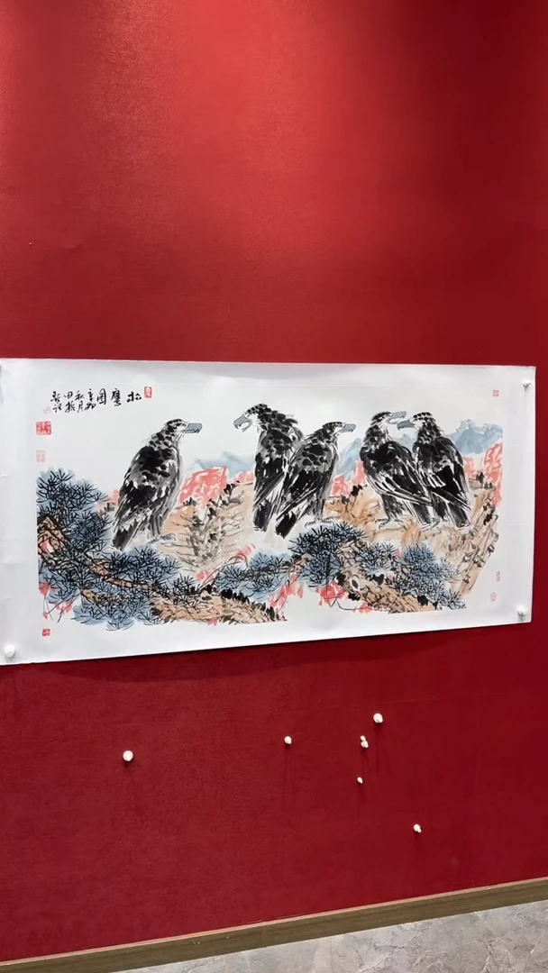 【闪购商品】国画田哲手绘国画作品69