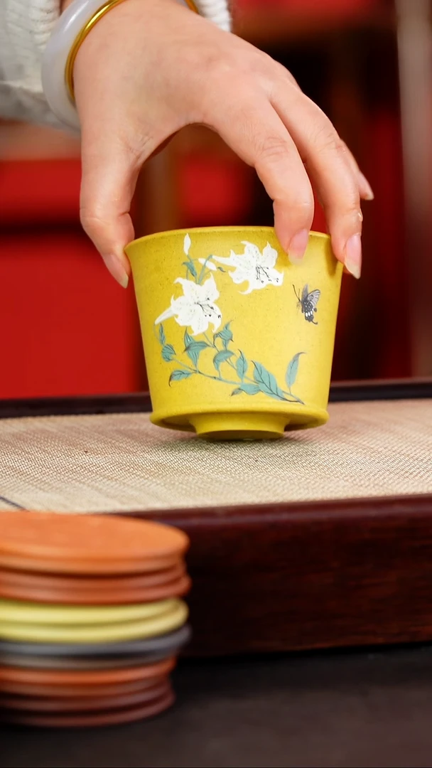 【闪购商品】紫砂茶杯紫砂段泥杯子