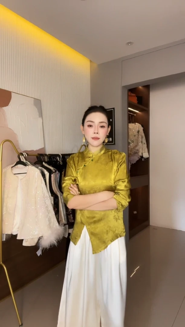 1509 金绿上衣L 105-120