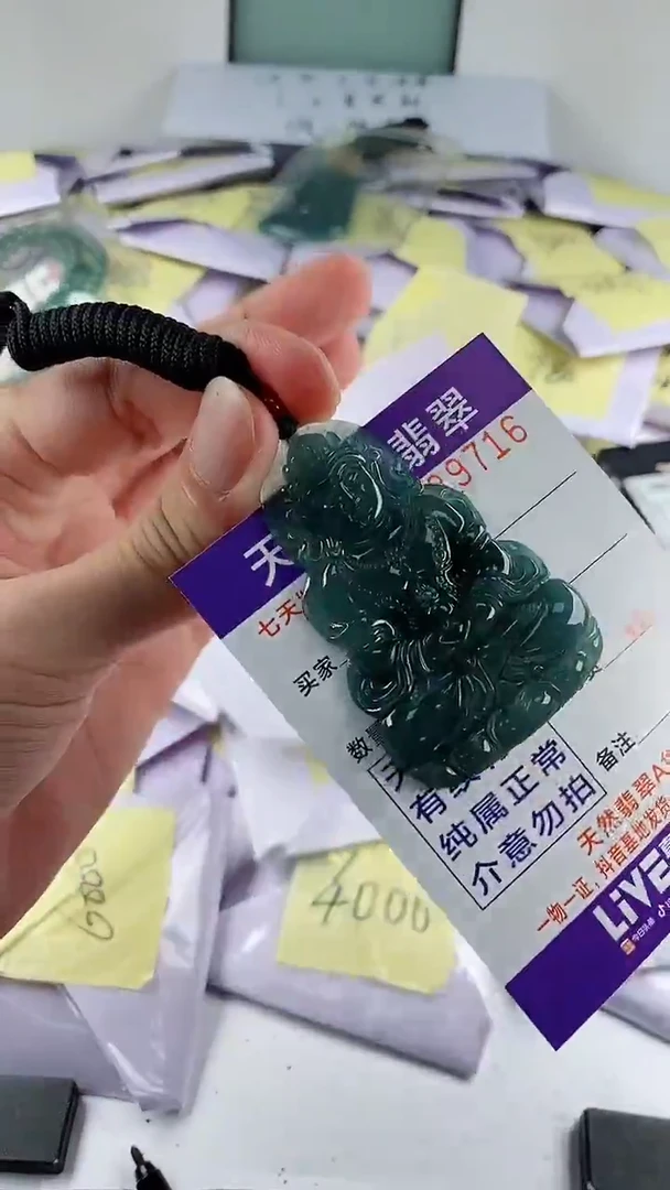 翡翠未镶嵌颈饰多样性随机一件发货 度母观音99