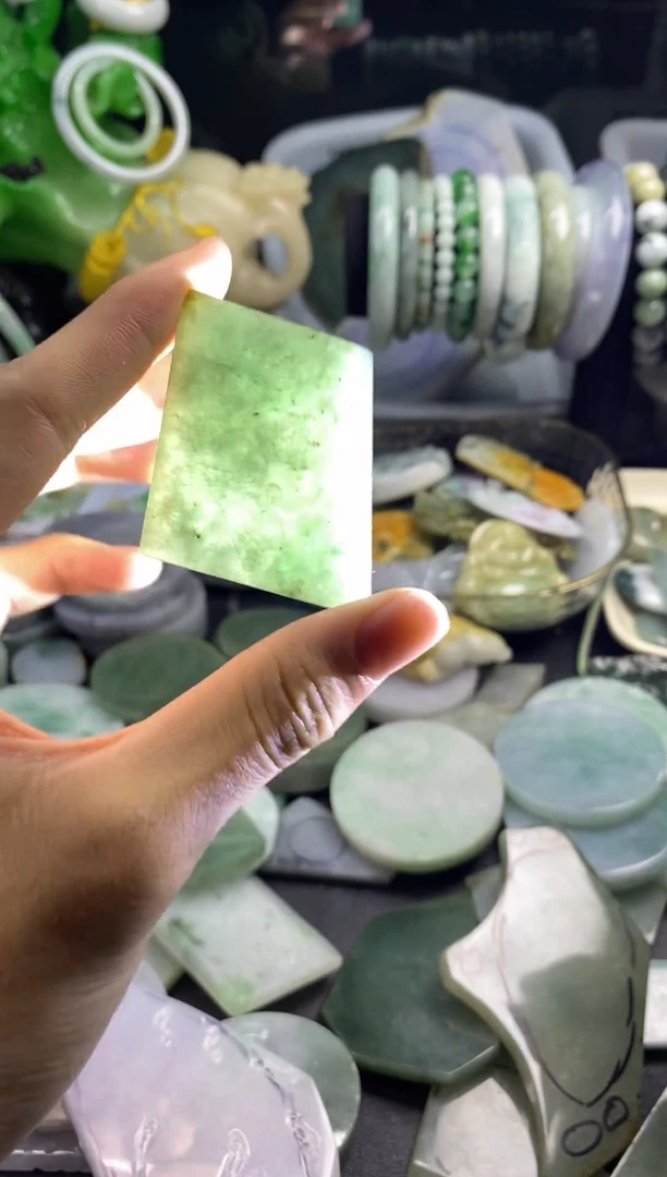 散珠翡翠翡翠A货