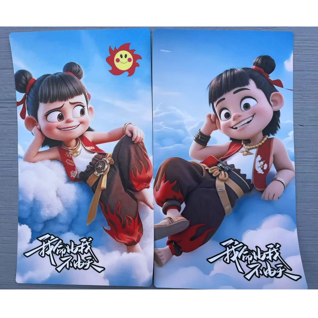 钓箱贴纸钓箱盖贴哪吒图案50cm*27.5 cm  29升钓箱可栽剪