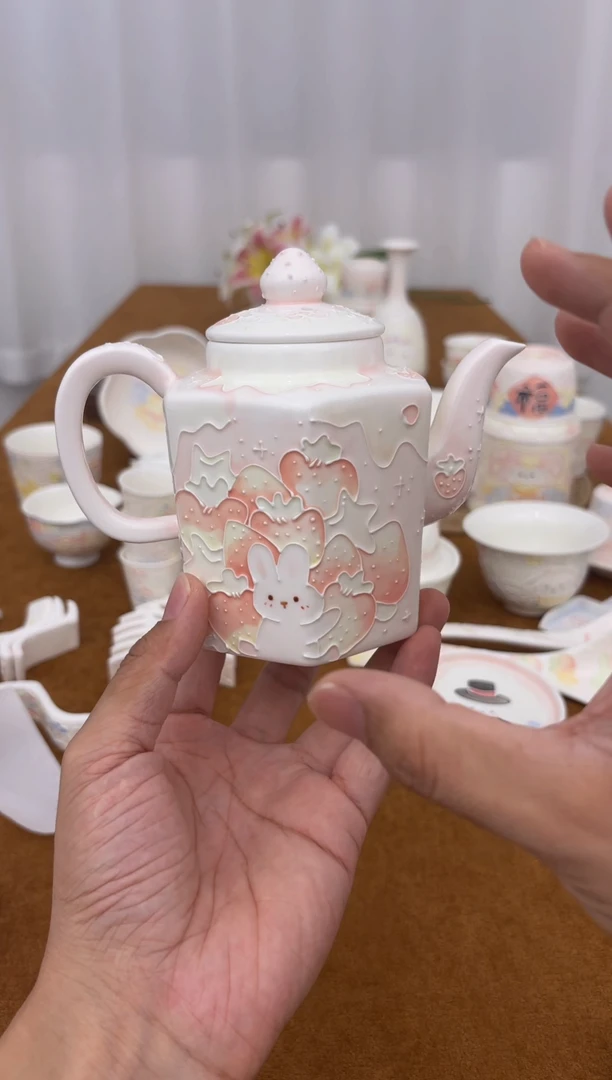 杯9号高温立体釉手绘陶瓷