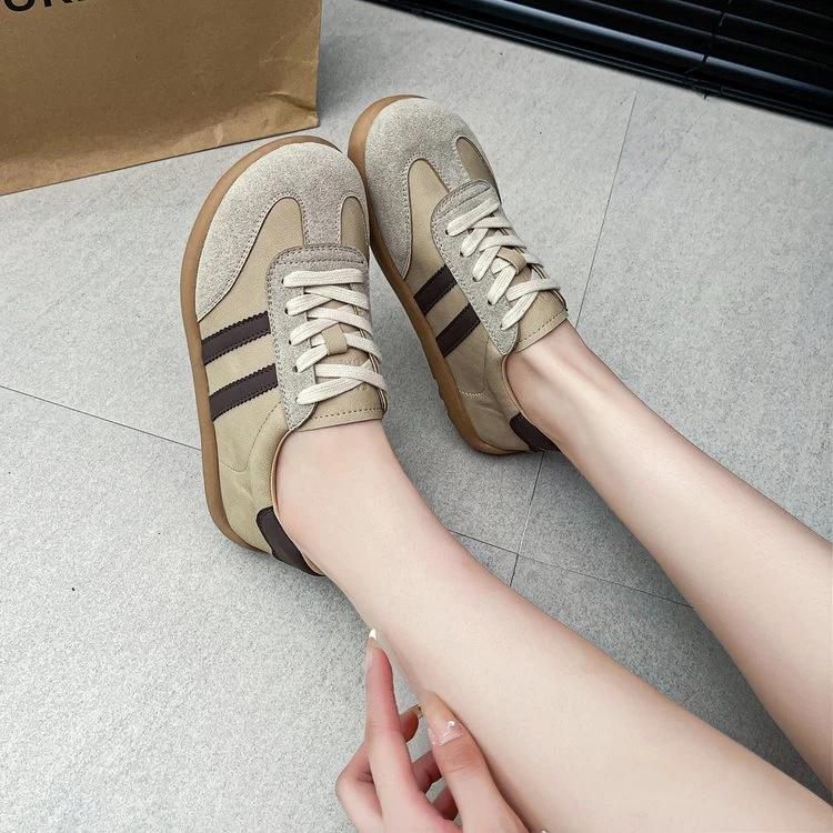 德训鞋女款2025新款爆款春季复古阿甘鞋运动鞋子百搭休闲板鞋女鞋