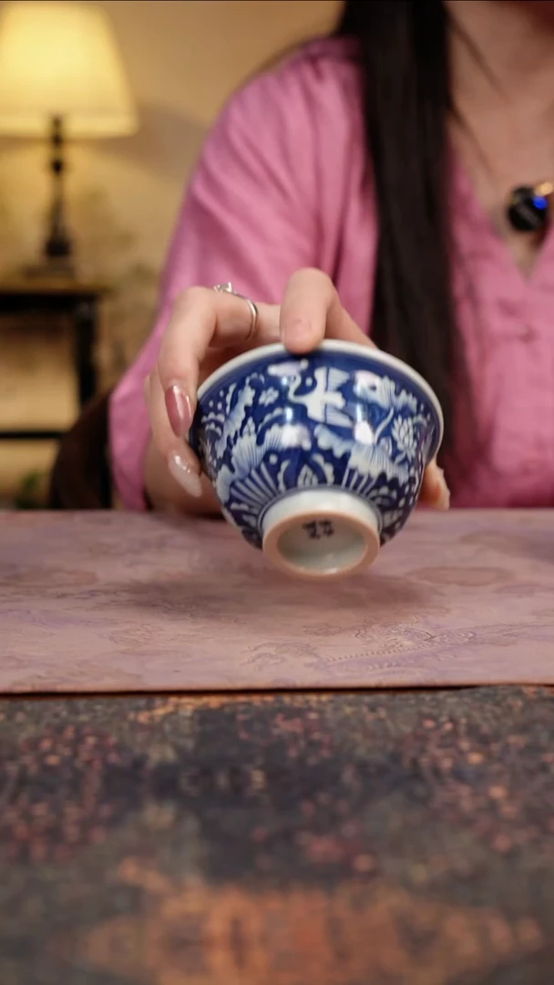 杯景德镇陶瓷杯碗柴烧多人