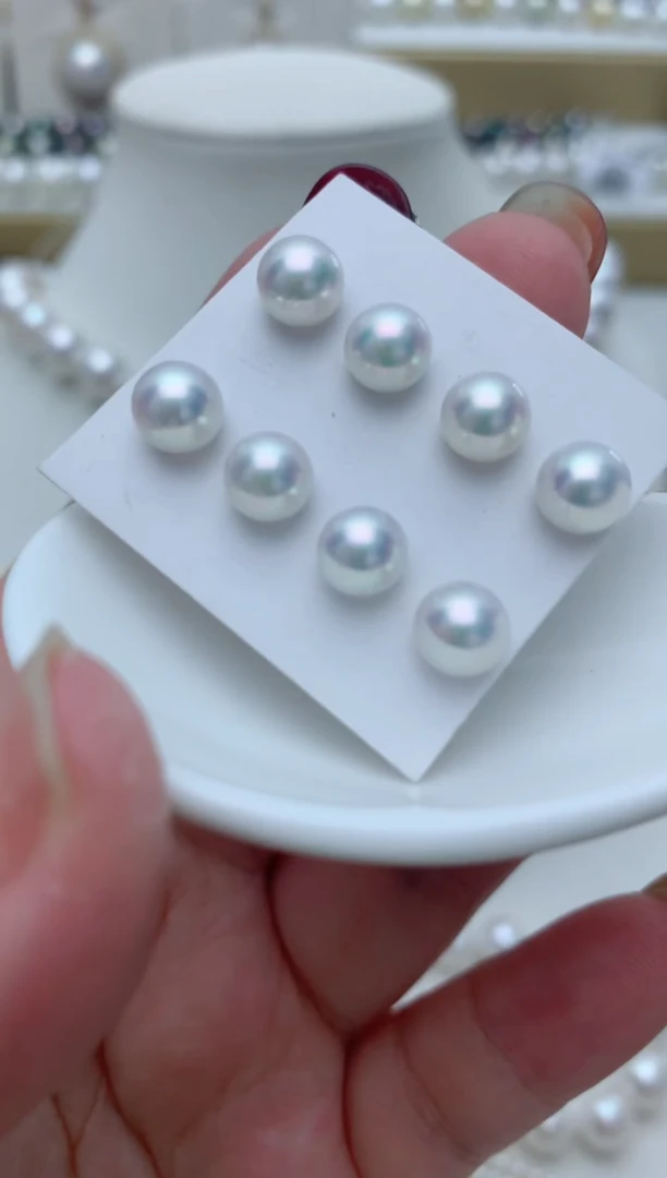 【闪购商品】淡水珍珠耳饰银S925镶嵌w24 多样性发其一