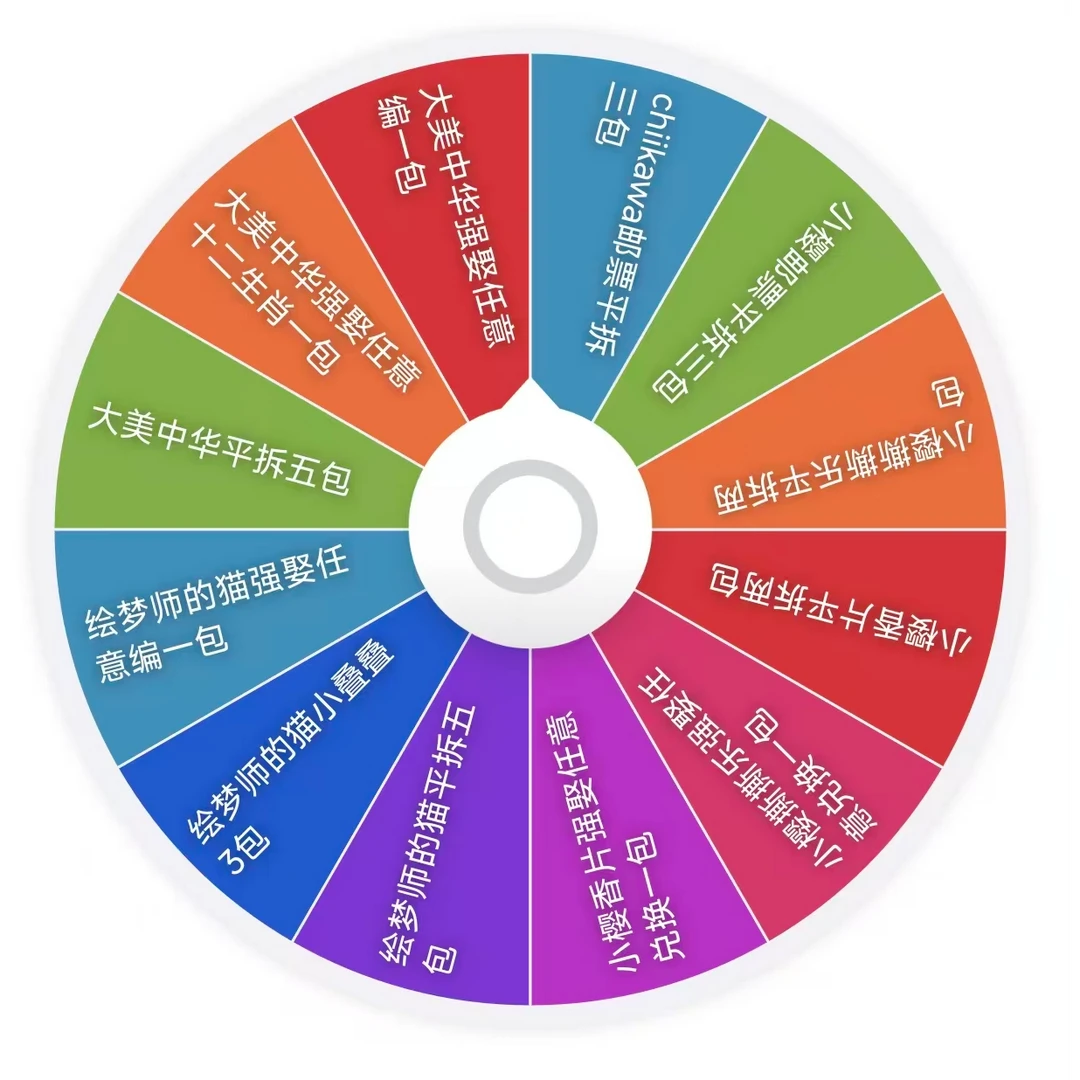 【IP大乱斗】绘梦师的猫大美中华香片撕撕乐邮票大乱斗含强娶（代拆）